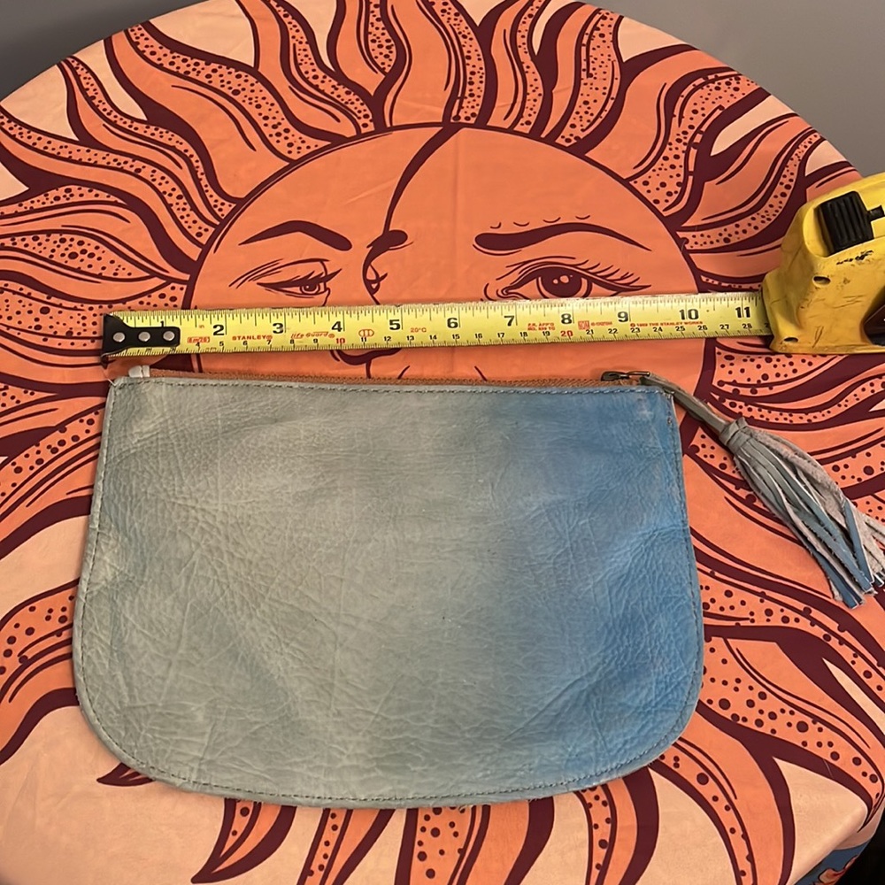 Jasper&Jeera Leather Ombré Clutch